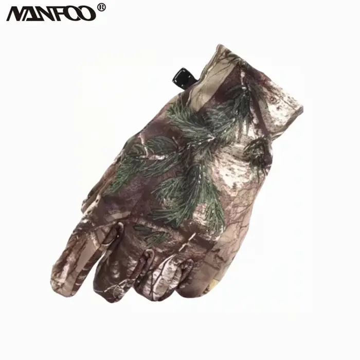 Gants de chasse camouflage bionique hiver imperméables anti-dérapage pour pêche et équitation unisex