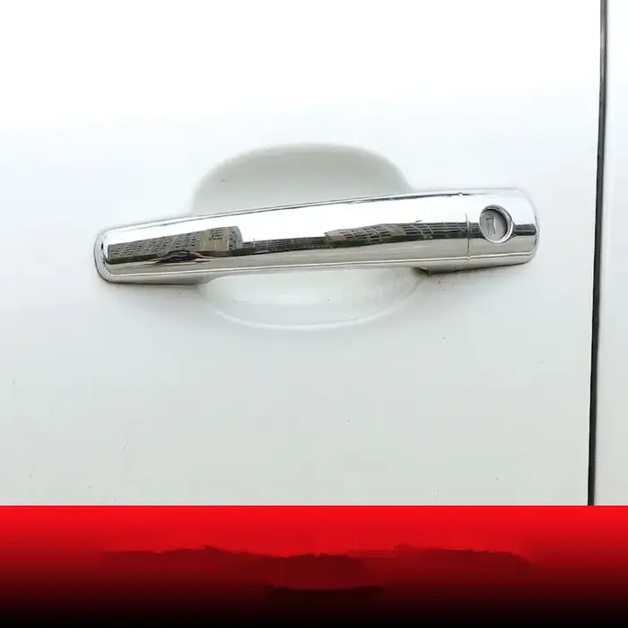 Couvercle de poignée de porte chromé, garniture de style, accessoires automobiles, pour Peugeot 208 