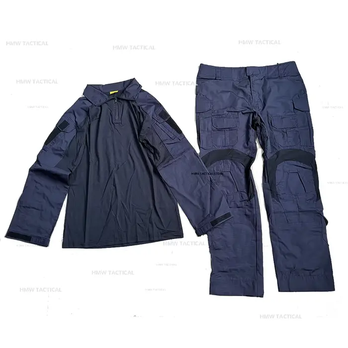 Combinaison tactique HMW Dark Blue GEN3 Frog Suit G3 pour chasse et entraînement forces spéciales