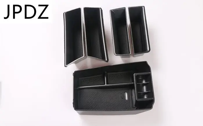Boîte d'accoudoir Central de voiture + boîte de rangement de porte, support de plateau organisateur 
