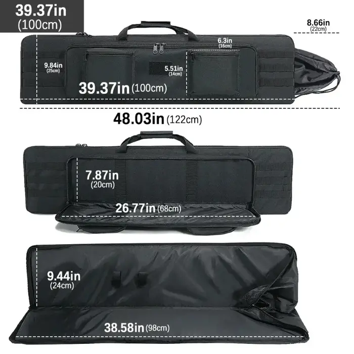 Sac pour pistolet 100/120cm, étui pour fusil, sac à dos pour carabine, sac de Protection pour pistol