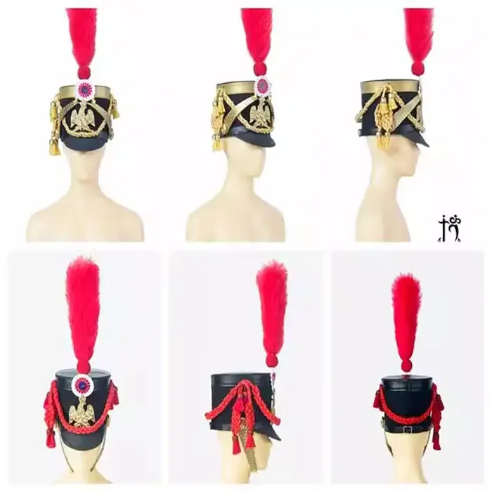 Chapeau d'officier de l'époque napoléonienne 1/6, uniforme, médaille, sceptre, sabre, accessoires vestimentaires, modèle compatible avec figurine de soldat de 12 pouces