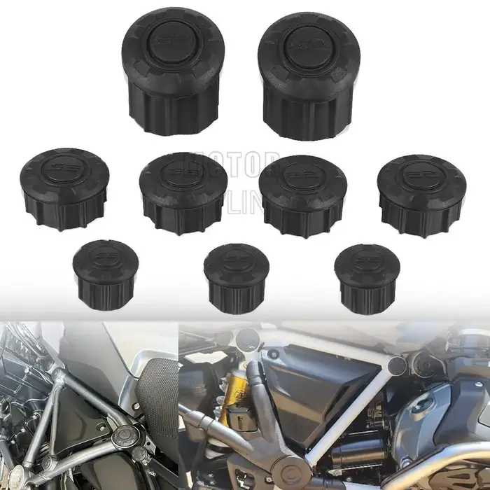 Couvercle de trou de cadre pour moto, ensemble de capuchons de cadre décoratifs pour BMW R1250GS LC 