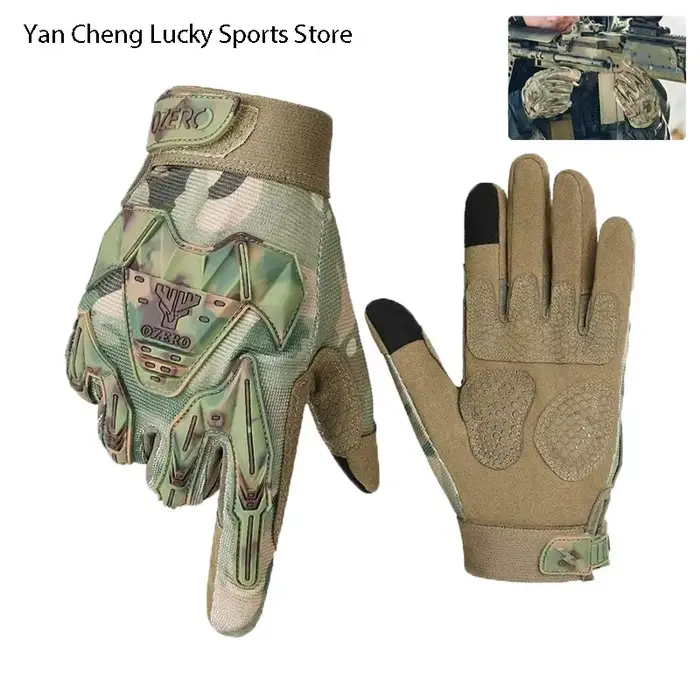 Gants tactiques 2025 anti-perforation - Protection renforcée dos de main pour activités outdoor