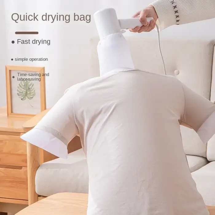 Sac de séchage rapide pour vêtements, sèche-cheveux, sac à linge portable, chemise, pantalon, doudoune, fournitures de voyage à domicile