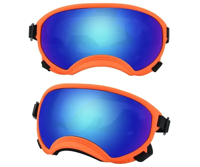 Lunettes de soleil réglables en TPU pour chiens protection UV400 occasions spéciales cadeaux pour animaux de compagnie外出时保护爱宠的眼睛，选择这些TPU材质的可调节太阳镜，让它们在户外活动时也能保持最佳状态。无论是散步、滑雪还是森林漫步，这些眼镜都是宠物的理想伴侣，同时也是送礼的绝佳选择。