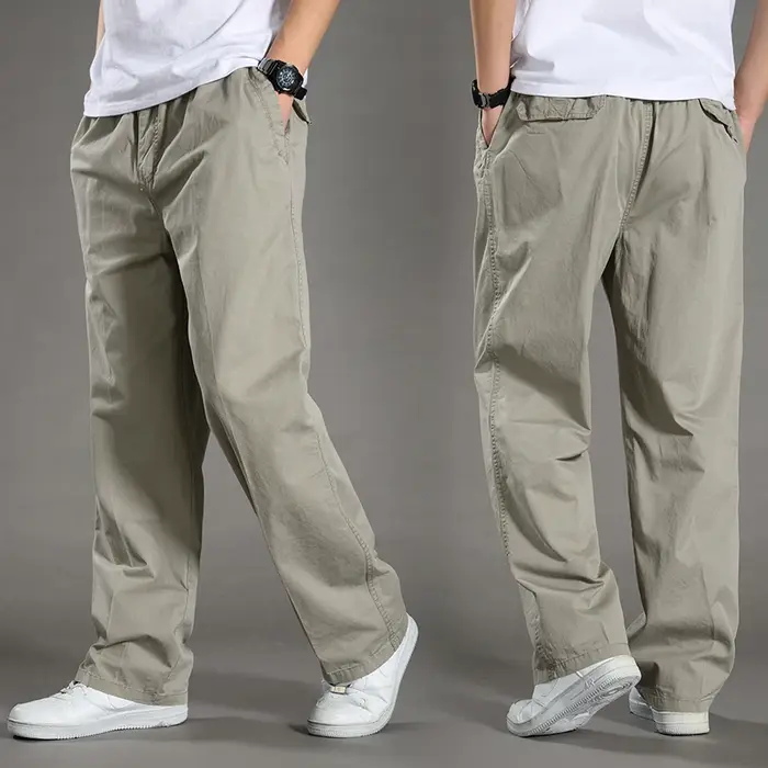 Pantalon Cargo homme été printemps coton vêtements de travail nouveau en grande taille 6XL décontrac