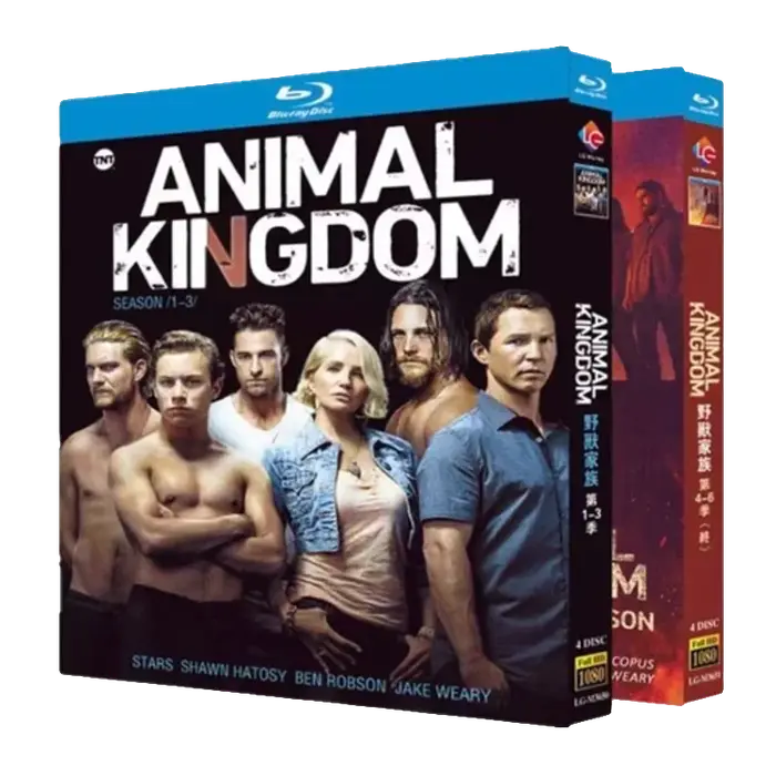 Animal Kingdom Saison 1-6 Série télévisée sous 8 disques anglais Toutes les régions Nouveau disque B