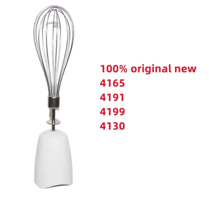 Fouet mélangeur Original pour Braun 4165 4191 4199 4130, remplacement du fouet en acier inoxydable