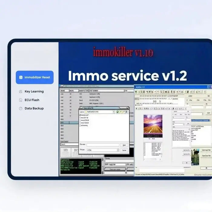 ImmoKiller V1.10 Logiciel IMMO off Programmeur ECU Outil de sécurité automobile Nouvelle version 202