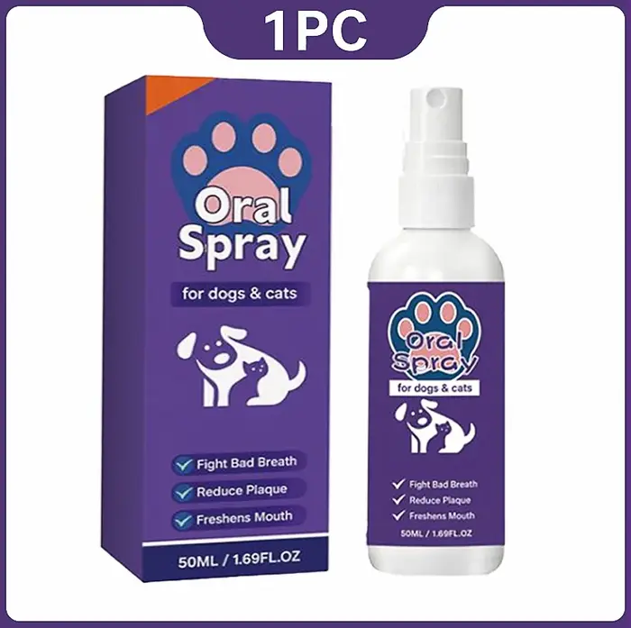 Spray buccal pour chien, nettoyage des dents, haleine fraîche, hygiène dentaire quotidienne, soin bu