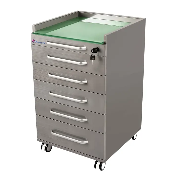 Meubles d'équipement médical de haute qualité, chariot dentaire Mobile, armoire Denta-l personnalisé