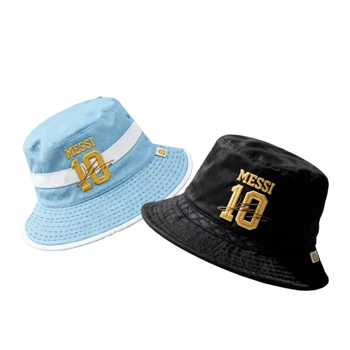 Équipe nationale officielle de l'Argentine AFA Messi # 10 Chapeaux Bob