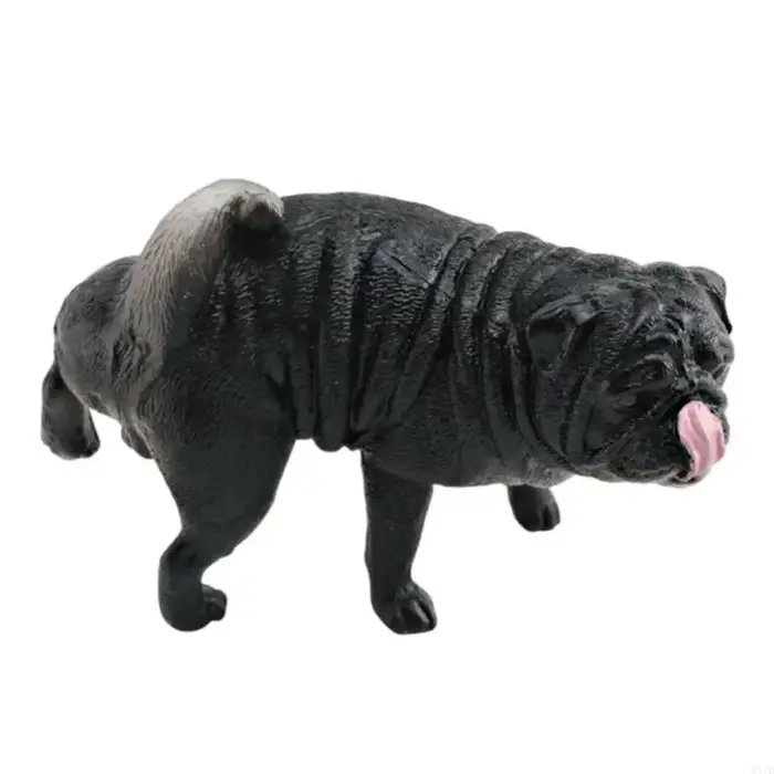 Statue d'exposition en PVC, Figurine chien, figurine animale d'une seule pièce pour exposition sur é
