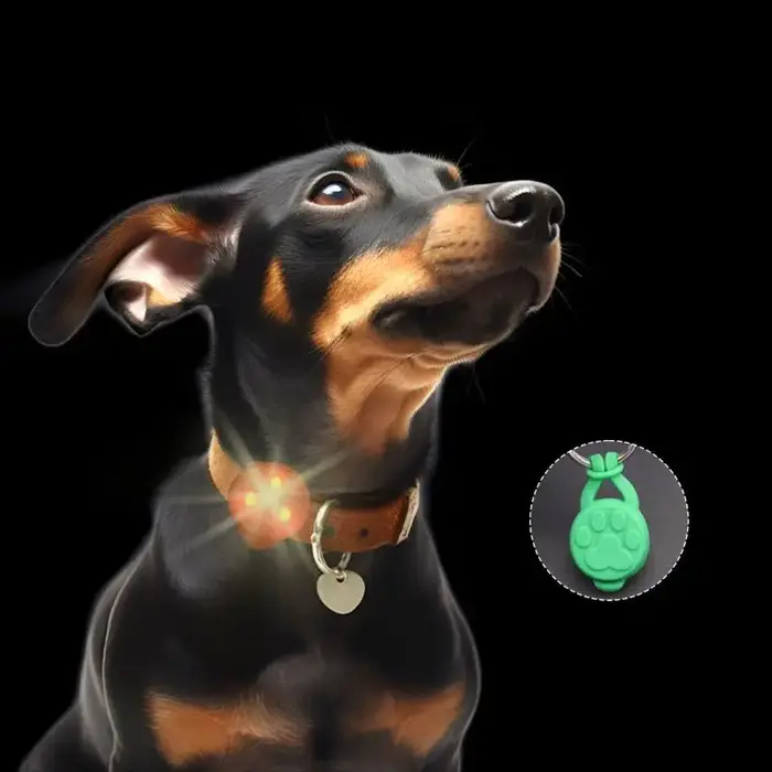 Lampe de poche LED en Silicone pour animaux de compagnie