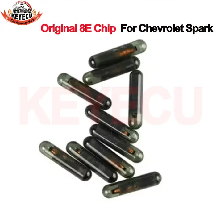 KEYECU véritable Original verre blanc ID8E 8E puce pour Chevrolet Spark Auto pour Honda pour Audi Au