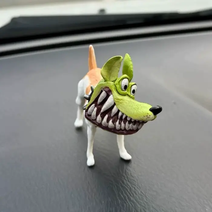 Figurine d'action amusante de la série The Mask Dog, modèle de collection pour fans d'anime, ornemen