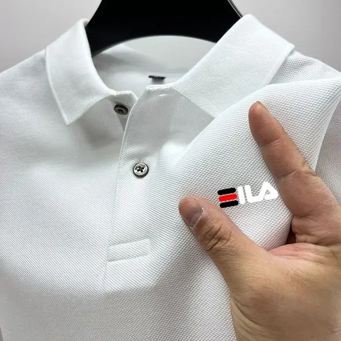 Nouveau polo pour homme d'été avec col rabattable, tendance, pour la pêche en plein air, décontracté