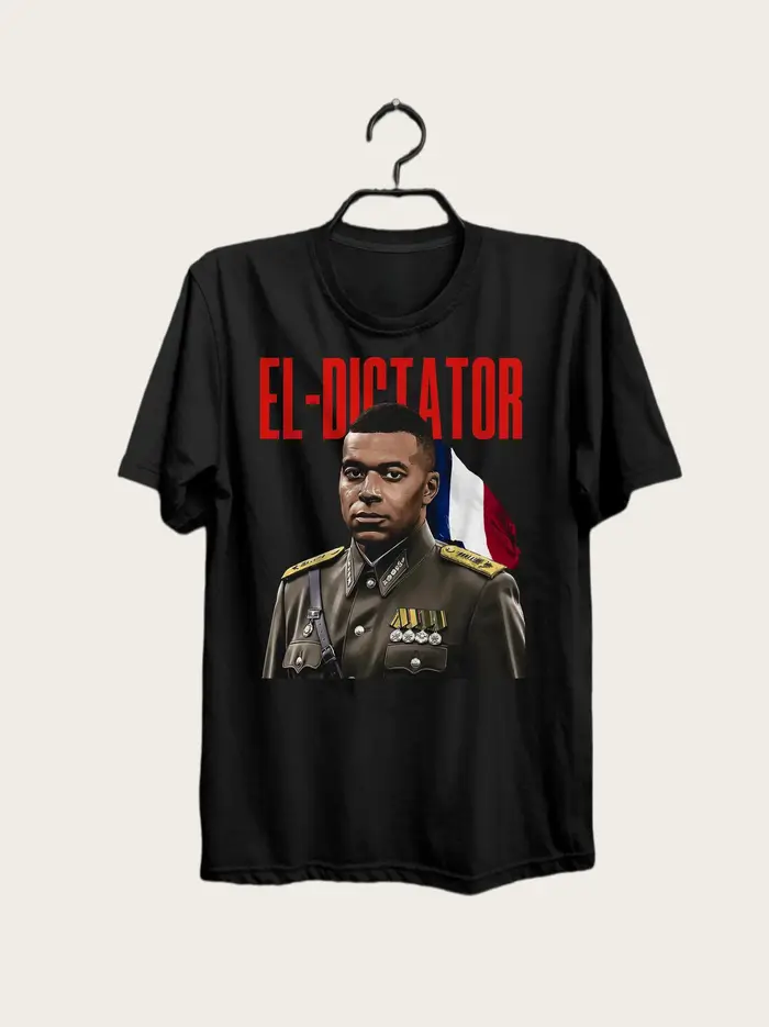 T-shirt humoristique Kylian Mbappé 2026 pour hommes et femmes, été, 100 % coton, vêtement tendance d