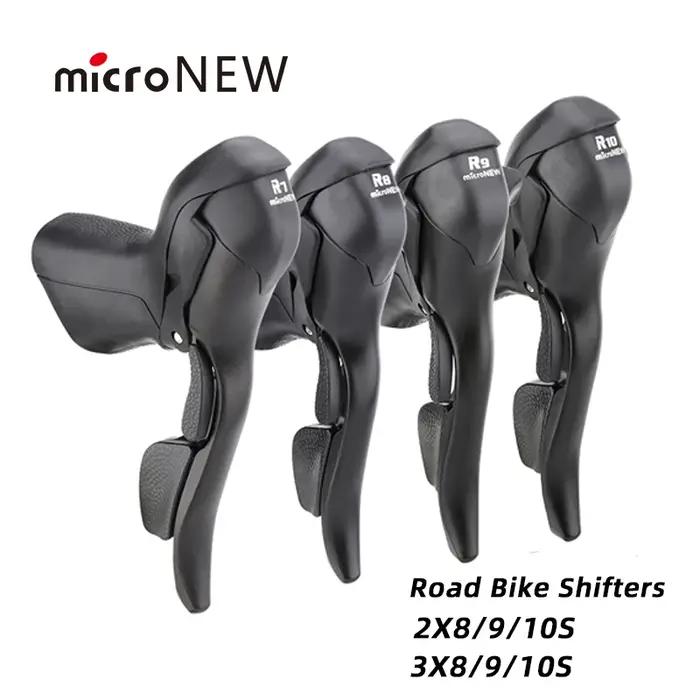 MicroNEW-Manette de vitesse de vélo de route, leviers de frein, dérailleur avant pour Shimano, 2x7, 
