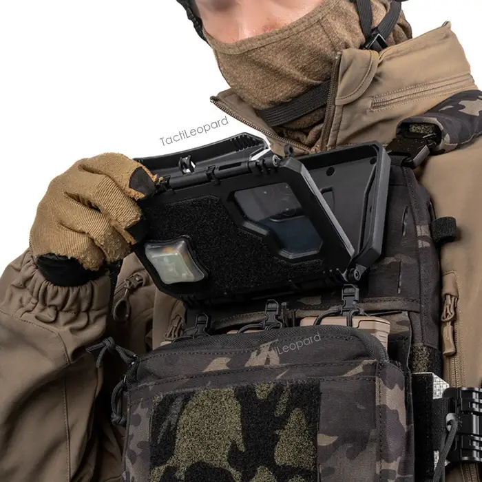 Boîte de rangement tactique V2 PLUS pour plaque de protection chasse airsoft équipement
