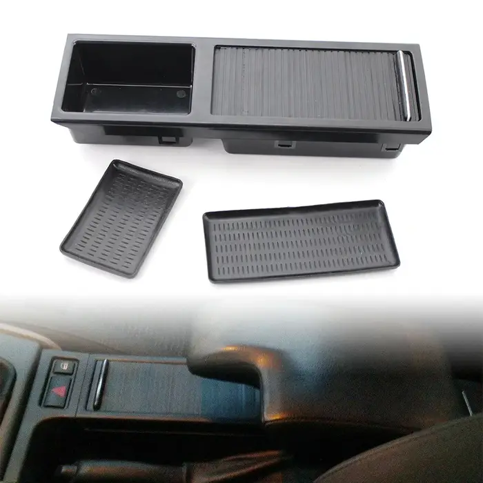 Plateaux de rangement pour console centrale avant de voiture, porte-gobelet à clics pour BMW E46 320