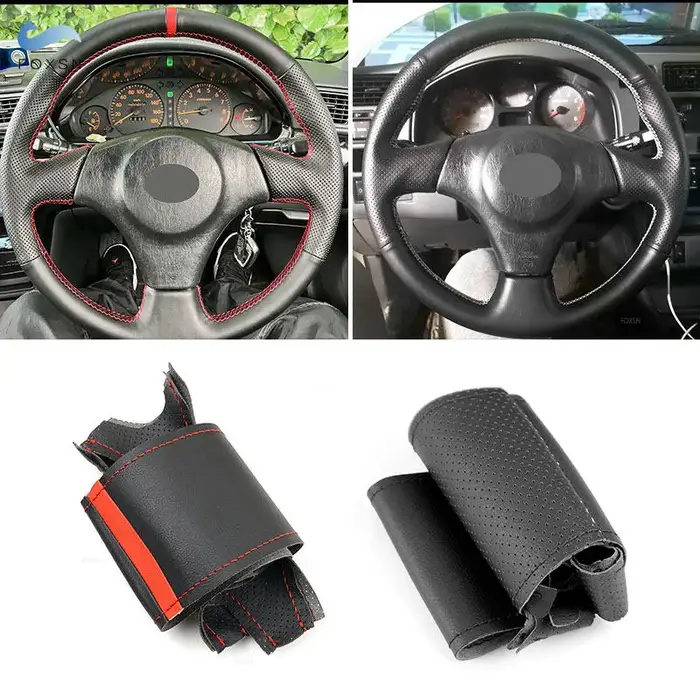 Tresses de Volant de Voiture en Cuir, Garniture pour Toyota CorTrust( US) Matrix 2003-2008 RAV4 Celi