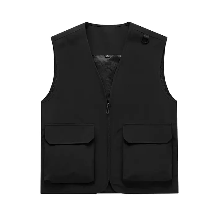 Nouveaux gilets d'été pour hommes en maille, vêtements publicitaires d'extérieur, vestes sans manche