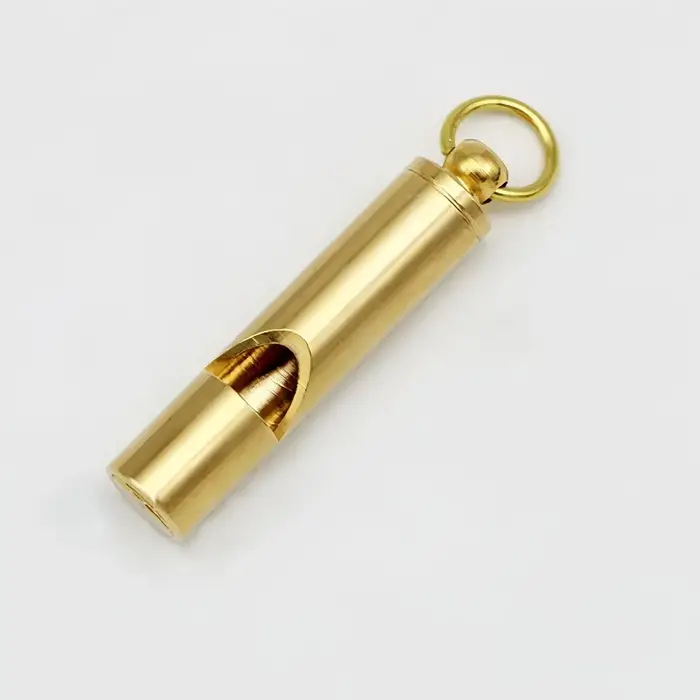Sifflet à ultrasons pour chien en cuivre pur, sifflet d'entraînement réglable avec cordon, outil de 