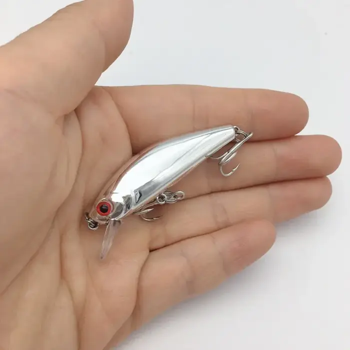 1 pièces 5.5 cm/6.5g Mini Laser dur vairon coulant appât Wobbler Jerkbait manivelle leurres de pêche
