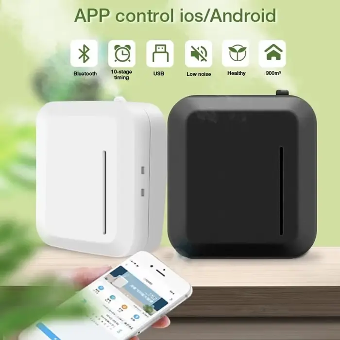Diffuseur d'arômes intelligent controle par bluetooth huiles essentielles maison ambiance relaxante occasion cadeau