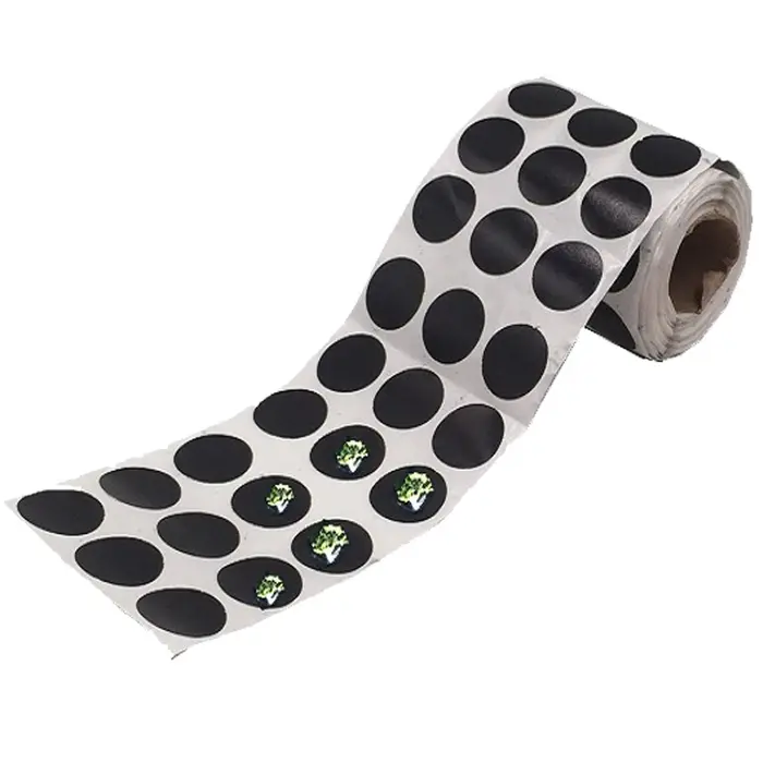 4 ​ /5 "(2 cm) 900 pièces/rouleau noir éclaboussures éclaboussures cible autocollants patchs de couv