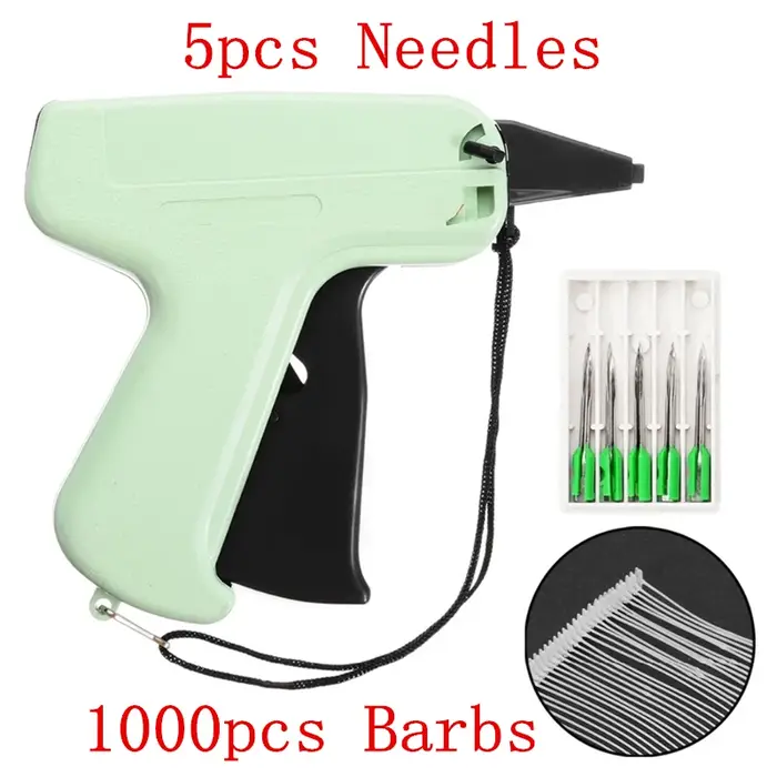 1000 barbes + 5 aiguilles vêtements vêtement étiquette de prix étiquettes pistolet marquage bricolag