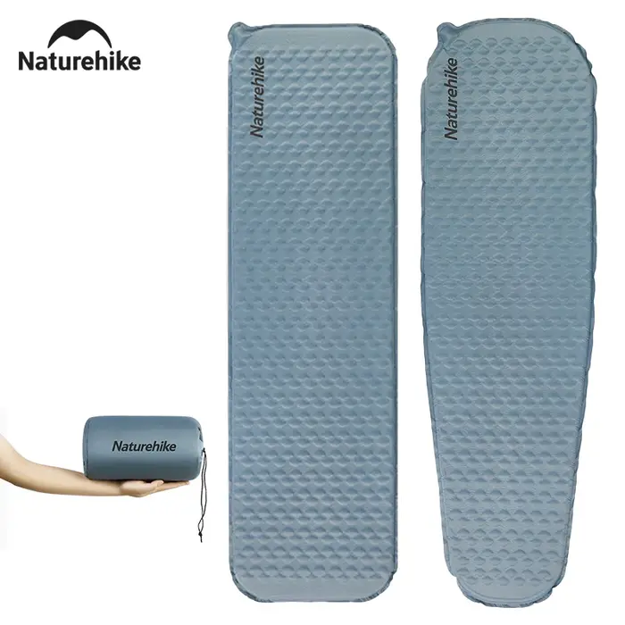 Naturerandonnée matelas pneumatique ultraléger pliant rapide auto-gonflant lit gonflable Portable ép