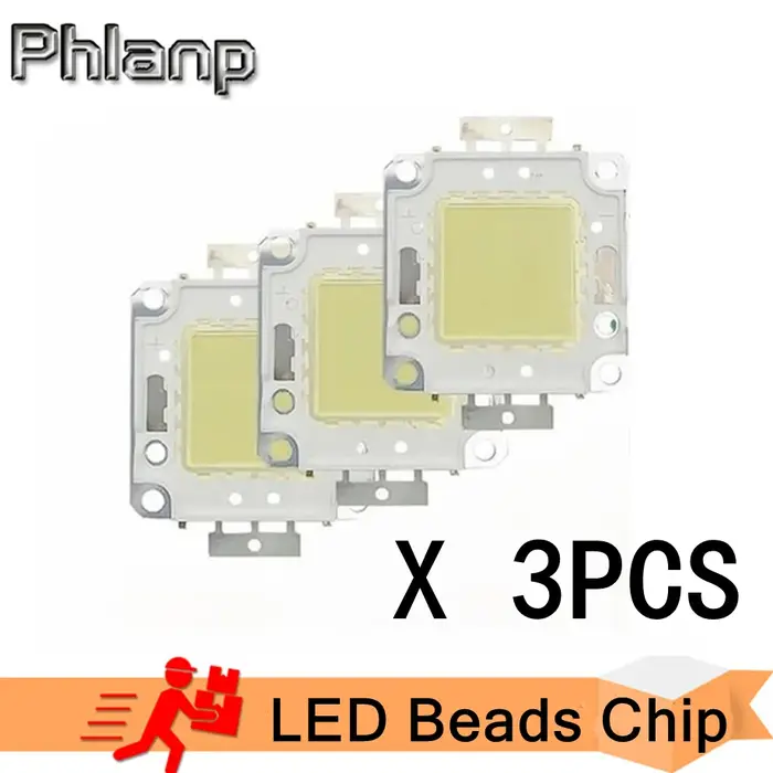 3 pcs/lot LED perles puce 10 W 20 W 30 W 50 W 100 W LED COB puce blanc chaud blanc de haute qualité 