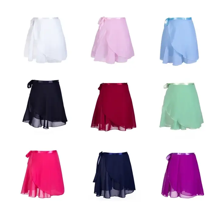 Jupe Tutu de Ballet pour filles, jupes roses en Tulle pelucheux pour enfants, bandeau élastique blan