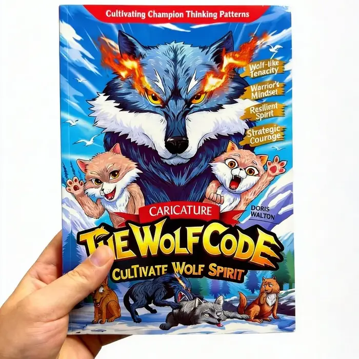 Livre pour enfants Le Code du Loup : Cultivez l'esprit du loup – Version anglaise – Livre de lecture