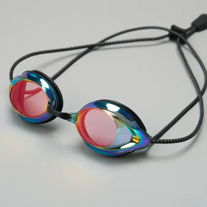 Nouvelles lunettes de natation tête de corde avec couleur vive galvanisées lunettes imperméables et 