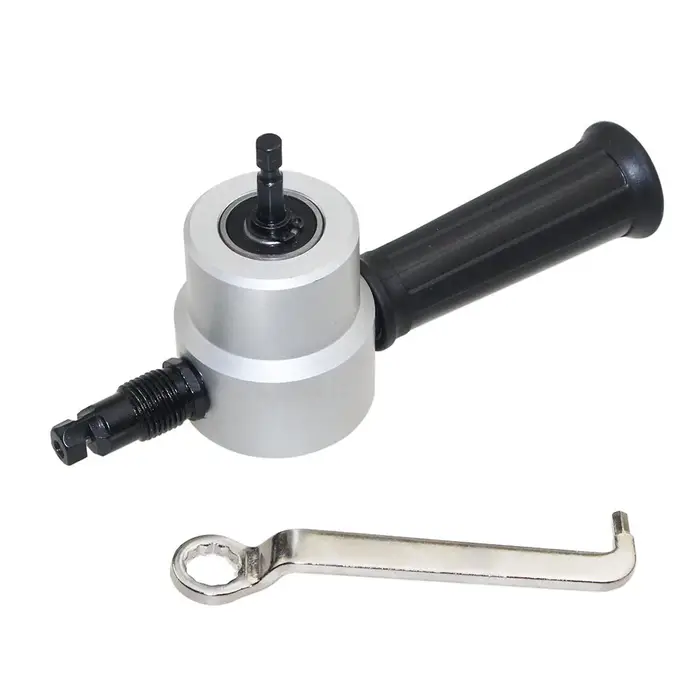 Coupe de métal rotatif à 360 degrés, feuille à Double tête, grignoteuse, scie, outil de coupe, fixat