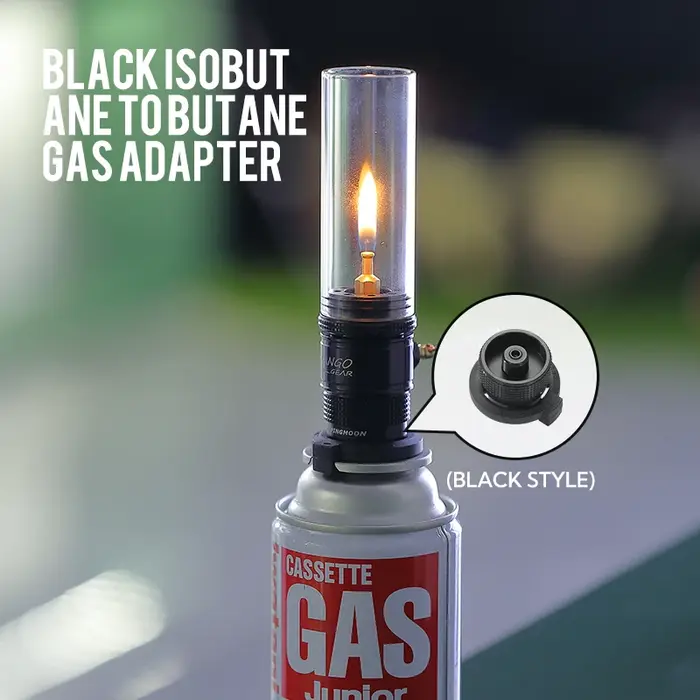 CAMPINGMOON extérieur BKZ11 adaptateur de cartouche de gaz Butane en acier inoxydable réservoir de gaz