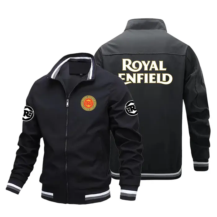 Veste de moto Royal Enfield de style rétro pour hommes, vêtements de course, coupe-vent, veste de sp