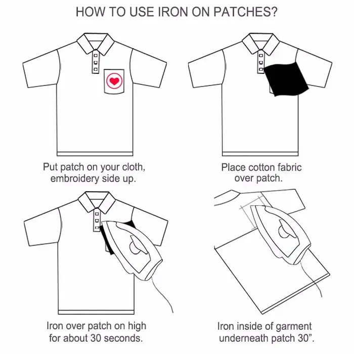 Patch brodé pour vêtements pour garçons