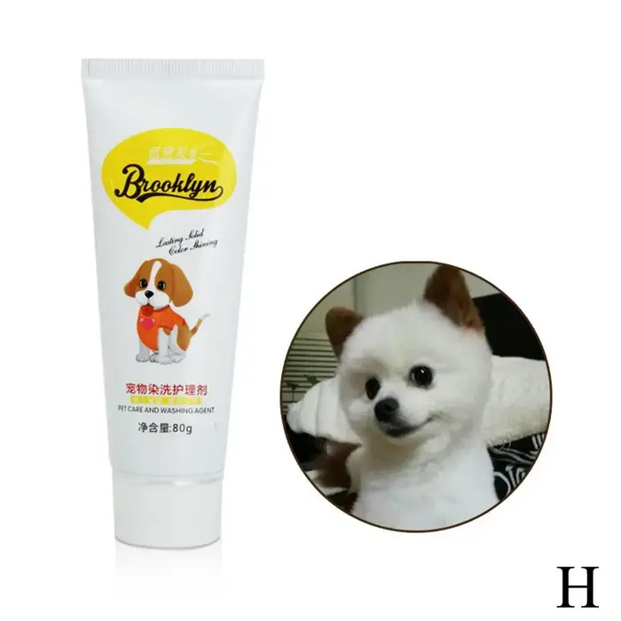 Agent colorant semi-permanent pour animaux de compagnie, crème colorante pour poils de chien, colora