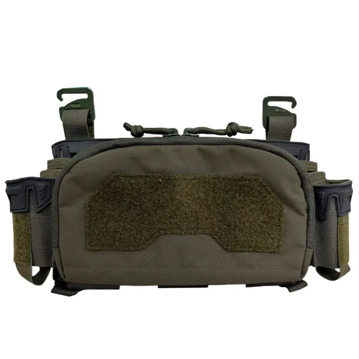 Placard tactique multi-calibre avec poche admin et attache MOLLE pour gilet de chasse airsoft