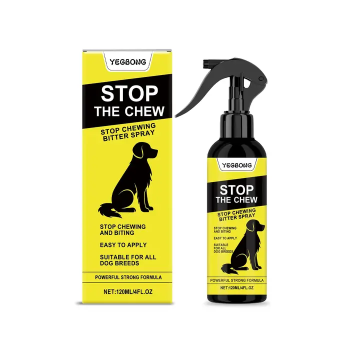 Spray Anti-masticage pour chien, réduit les mordre le comportement des meubles, développer les bonne