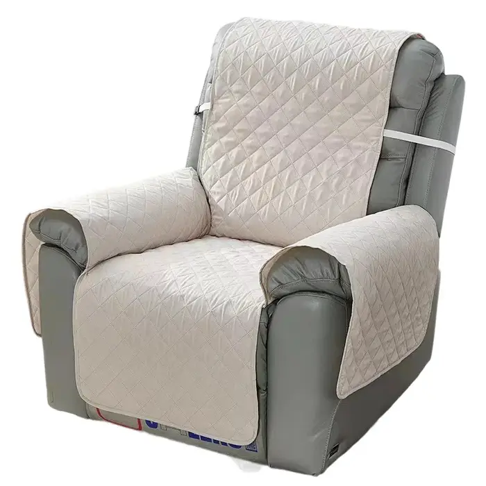 Housse de canapé inclinable unie 1 pièce, antidérapante, pour chiens et animaux domestiques, protège