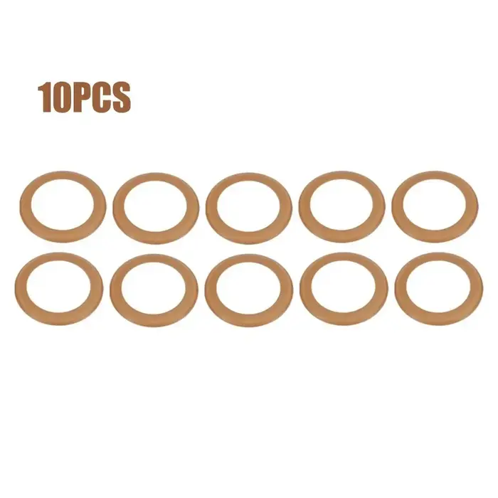 10pc compresseur d'air Piston anneau pompe Piston anneaux en caoutchouc isolé pour compresseur d'air