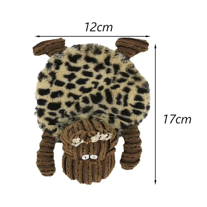 Jouet à mâcher pour chiot en peluche en forme de pieuvre, sans anneau en papier, jouets couineurs po