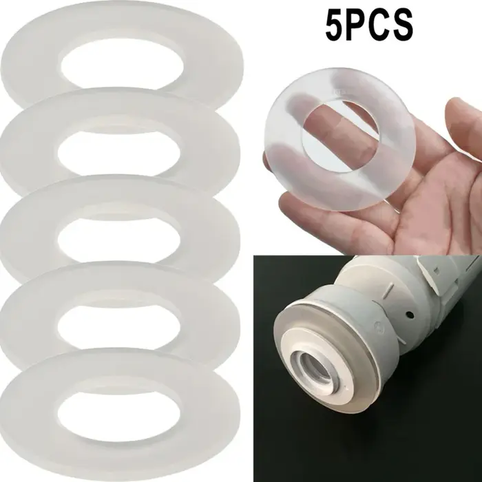 Arrêt d'eau pour toilettes Geberit en silicone caoutchouc rondelle d'étanchéité diaphragme pour remplissage valvules joints de rechange 5 pièces