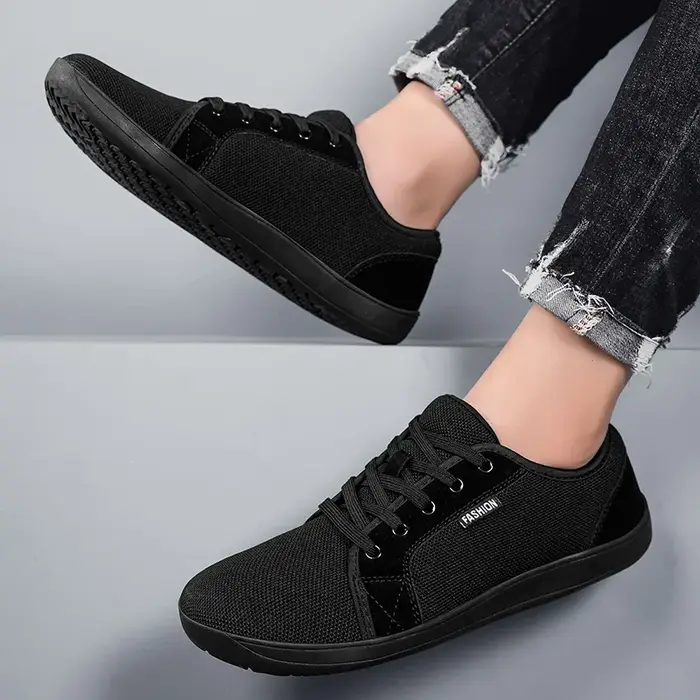 Chaussures pour hommes et chaussures de sport bout large pieds nus décontracté grande taille large d